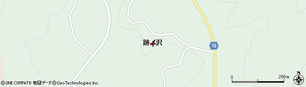岩手県一関市大東町大原跡ノ沢周辺の地図