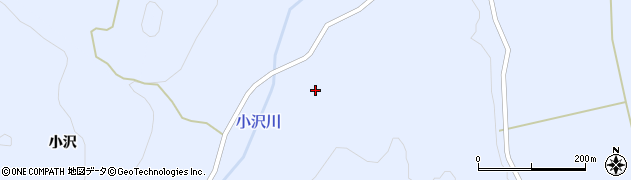 秋田県湯沢市秋ノ宮大沢周辺の地図