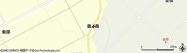 山形県飽海郡遊佐町白井新田藤ノ森周辺の地図