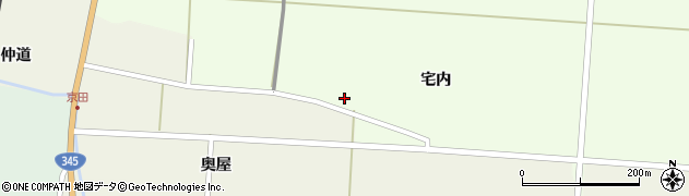 山形県遊佐町（飽海郡）野沢（宅内）周辺の地図