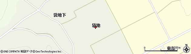 山形県遊佐町（飽海郡）吉出（袋地）周辺の地図
