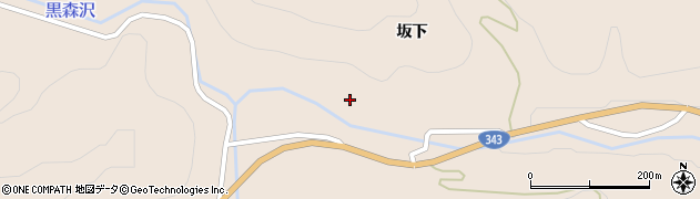 中平川周辺の地図