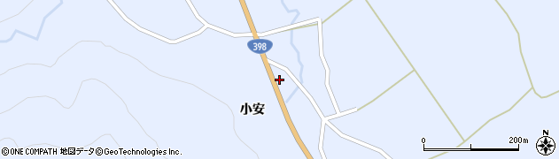 秋田県湯沢市皆瀬（小安）周辺の地図