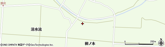 山形県遊佐町（飽海郡）野沢（柳ノ本）周辺の地図