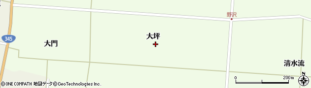 山形県遊佐町（飽海郡）野沢（大坪）周辺の地図