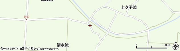 山形県遊佐町（飽海郡）野沢（清水流）周辺の地図