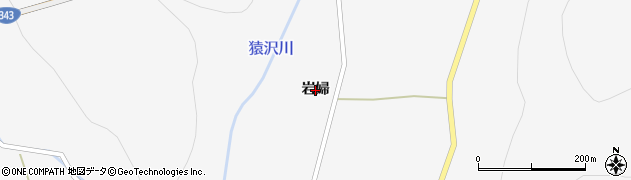 岩手県一関市大東町猿沢（岩婦）周辺の地図