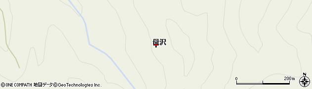 秋田県湯沢市桑崎（母沢）周辺の地図