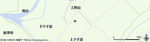 山形県飽海郡遊佐町野沢上野山75周辺の地図