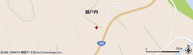 岩手県陸前高田市矢作町越戸内191周辺の地図