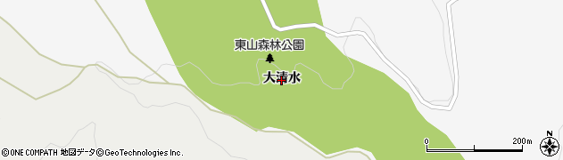 秋田県湯沢市小野（大清水）周辺の地図