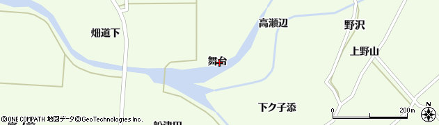 山形県遊佐町（飽海郡）北目（舞台）周辺の地図