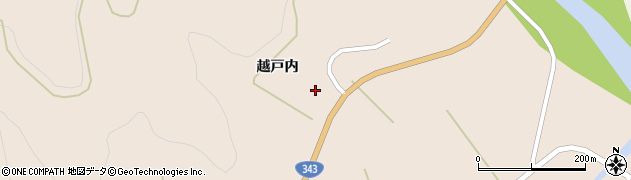 岩手県陸前高田市矢作町越戸内194周辺の地図