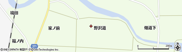 山形県遊佐町（飽海郡）野沢（野沢道）周辺の地図