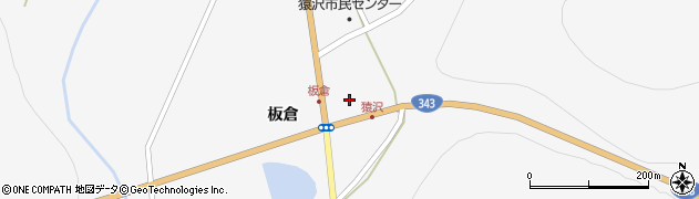 岩手県一関市大東町猿沢（板倉）周辺の地図