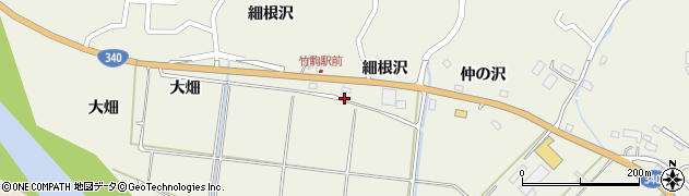 竹駒駅周辺の地図