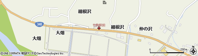 竹駒駅前周辺の地図