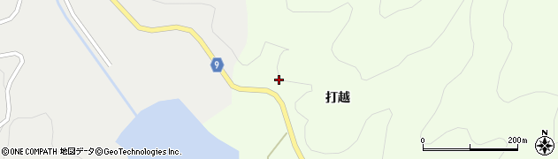 岩手県大船渡市三陸町綾里打越周辺の地図