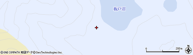 秋田県湯沢市皆瀬（栩場）周辺の地図