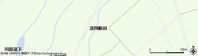 山形県遊佐町（飽海郡）野沢（清四新田）周辺の地図