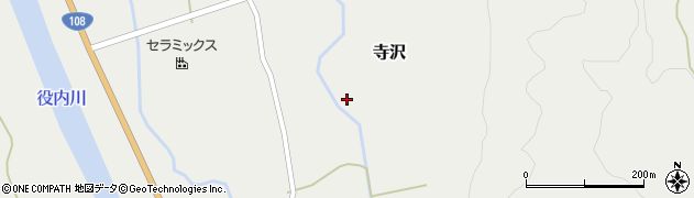 秋田県湯沢市寺沢（田中）周辺の地図