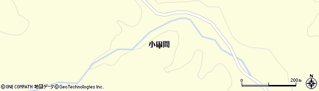 岩手県一関市東山町田河津小田間周辺の地図