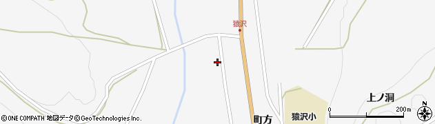 岩手県一関市大東町猿沢山崎周辺の地図
