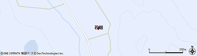 秋田県湯沢市皆瀬（若畑）周辺の地図