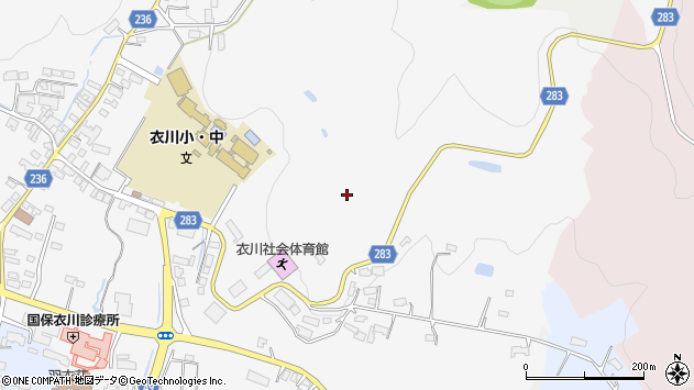 〒029-4332 岩手県奥州市衣川古戸の地図