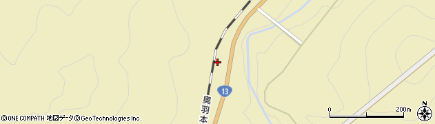 秋田県湯沢市上院内（新雄勝）周辺の地図