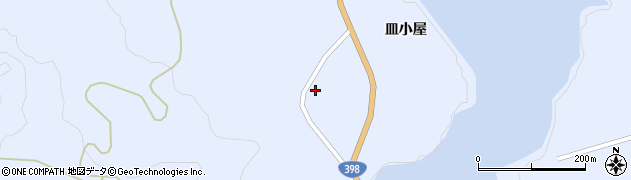 秋田県湯沢市皆瀬（山岸）周辺の地図