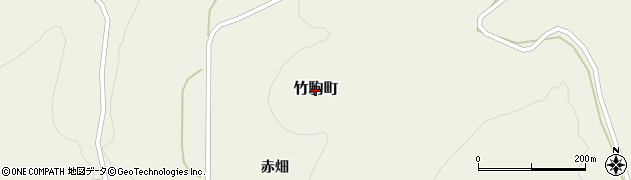 岩手県陸前高田市竹駒町周辺の地図