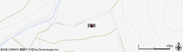 岩手県一関市大東町猿沢（沢田）周辺の地図