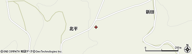 岩手県陸前高田市竹駒町新田15周辺の地図