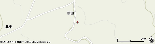 岩手県陸前高田市竹駒町新田51周辺の地図