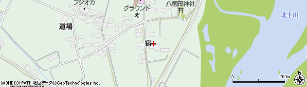 岩手県奥州市前沢宿32周辺の地図
