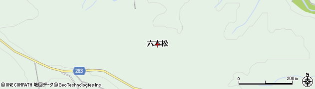 岩手県奥州市前沢（六本松）周辺の地図
