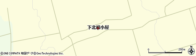 山形県遊佐町（飽海郡）白井新田（下北根小屋）周辺の地図