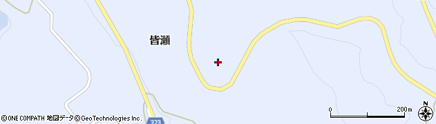秋田県湯沢市皆瀬上羽場周辺の地図