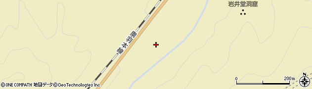秋田県湯沢市上院内八丁新町周辺の地図