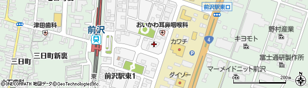 水沢信用金庫前沢支店周辺の地図