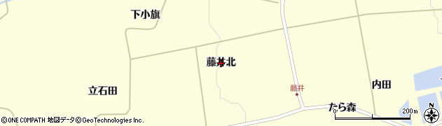 山形県遊佐町（飽海郡）白井新田（藤井北）周辺の地図