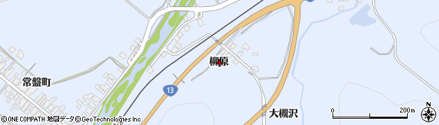 秋田県湯沢市下院内柳原周辺の地図