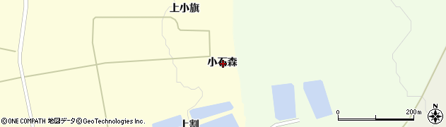 山形県飽海郡遊佐町白井新田小石森周辺の地図