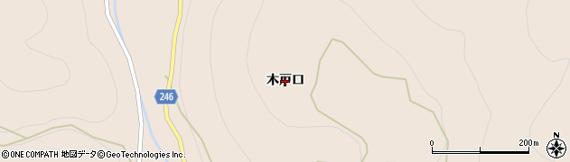 岩手県陸前高田市矢作町（木戸口）周辺の地図
