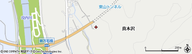 秋田県湯沢市横堀（真木沢）周辺の地図