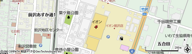 イオン前沢店周辺の地図