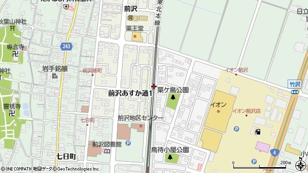 〒029-4208 岩手県奥州市前沢大林寺下の地図
