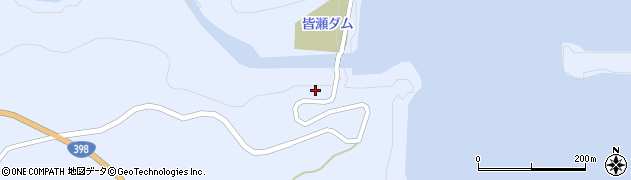 秋田県湯沢市皆瀬（箕輪）周辺の地図