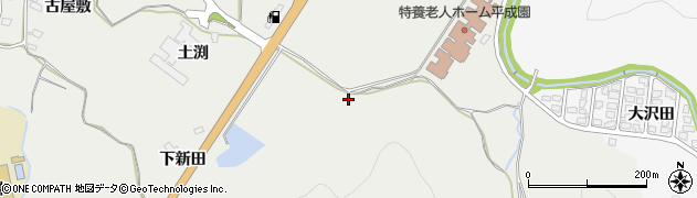 秋田県湯沢市横堀（前林）周辺の地図